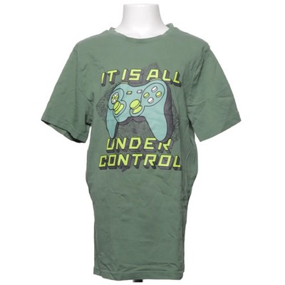 H&M, T-shirt, Größe: 146/152, Spel kontroll, under control, Grün/Mehrfarbig #Bum