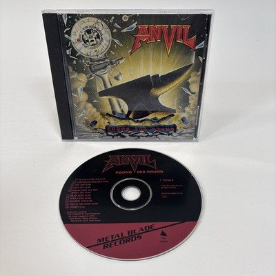 ANVIL - Pound For Pound (CD/1988) OOP VERY RARE ENIGMA USA, Hole punched