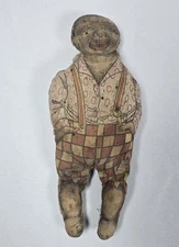 Antique Arnold Printworks Cut and Sew Advertising Doll “Wade Davis”