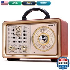 PRUNUS J-110 Portable AM FM Radio - AC Power Battery Operated