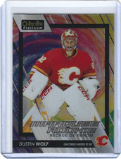 Dustin Wolf 2023-24 O-Pee-Chee Platinum Rainbow Color Wheel #240 RC Flames