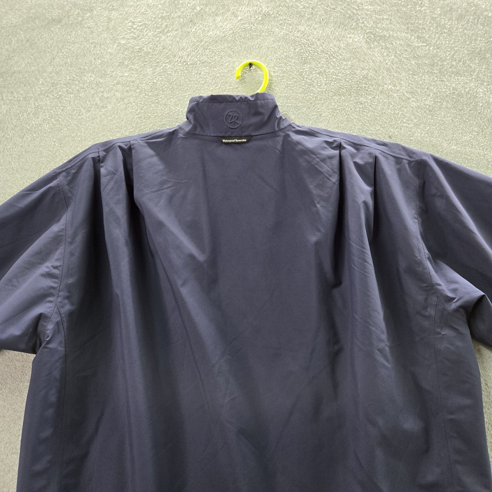 Zero Restriction Men Jacket L Navy Windbreaker Go… - image 14