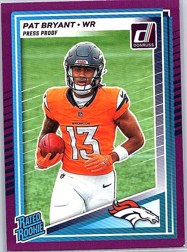 2025 Donruss #336 Pat Bryant Press Proofs Purple