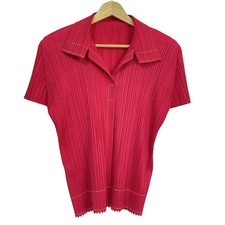 PLEATS PLEASE Red Yellow Women's Cutsew