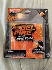 Nerf Pro Gelfire Refill 10,000 Dehydrated Gelfire Rounds W/Reusable Pouch NIB 