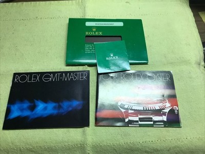 Vintage Rolex 1981 GMT Master Booklet Set . Englishrare  For 16750;16753;16758