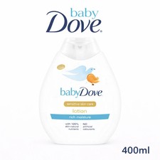 Image of Baby Dove Sensitive Skin Care Lotion - 400ml - Rich Moisture Baby Moisturiser