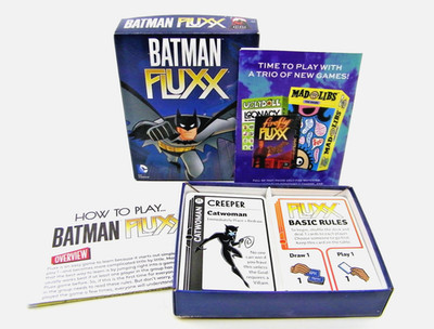 Batman Fluxx Card Game 2015 Looney Labs Complete Set + Manual DC Comics