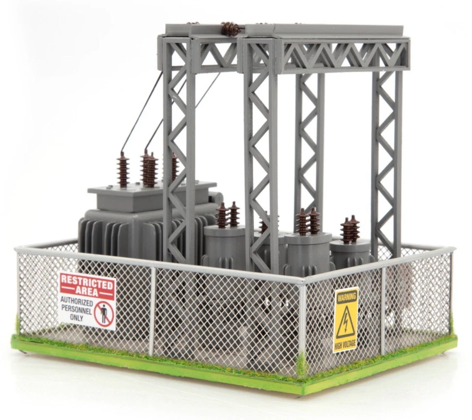 O SCALE ELECTRICAL SUBSTATION ACCESSORY MENARDS BUILDING POWER STATION O GAUGE - Image 4 of 4