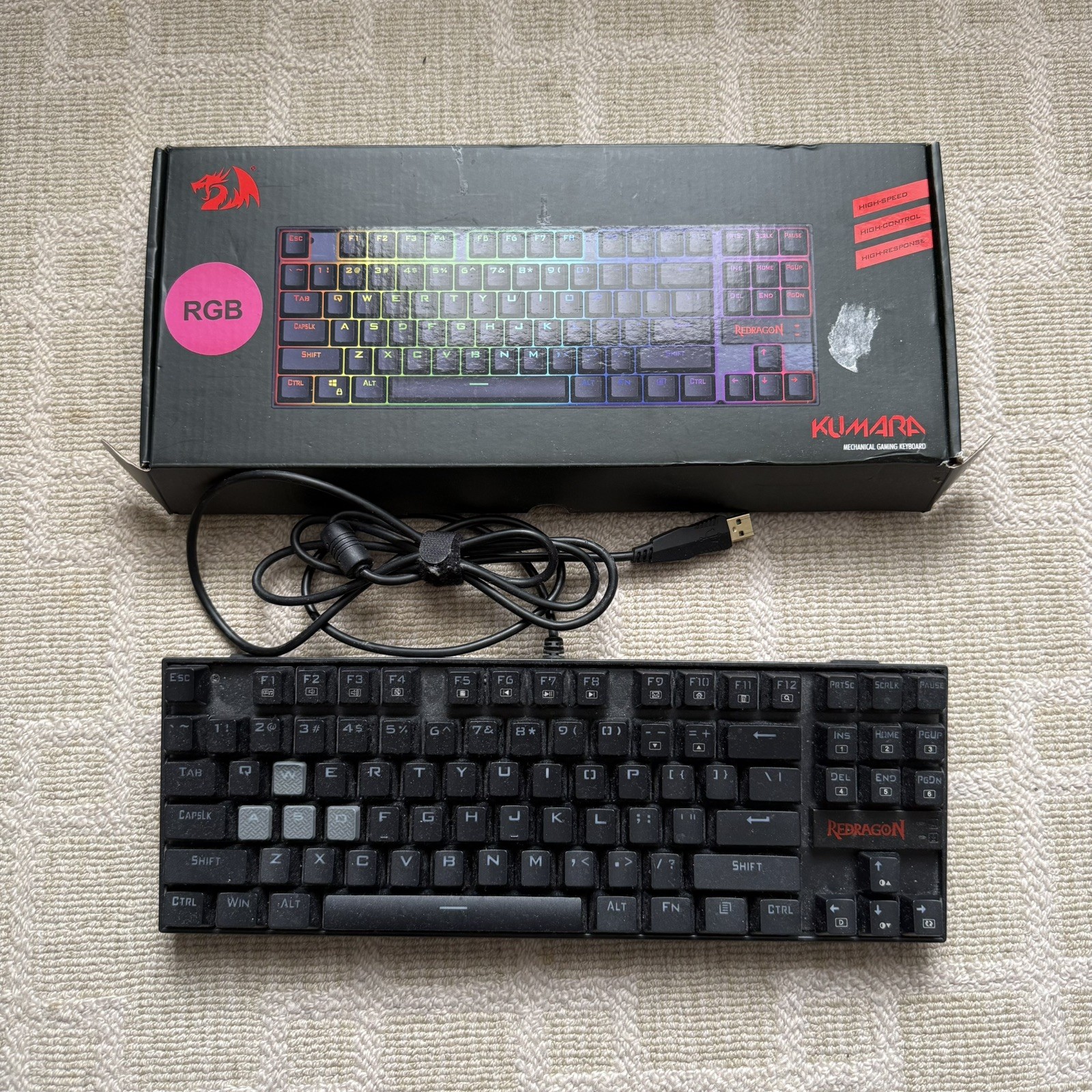 Red Dragon Kumara K552RGB-1 Gaming Mechanical PC RGB Keyboar