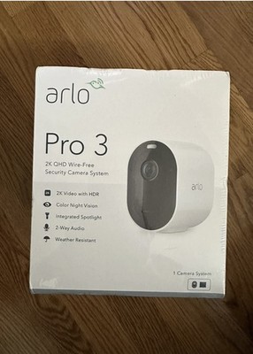 Arlo Pro 3 Wire-Free 2K QHD Wire-Free Security Camera System