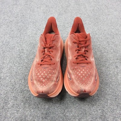 Hoka One One Clifton 9 Shoes Womens Size 11 Pink Running Sneakers
