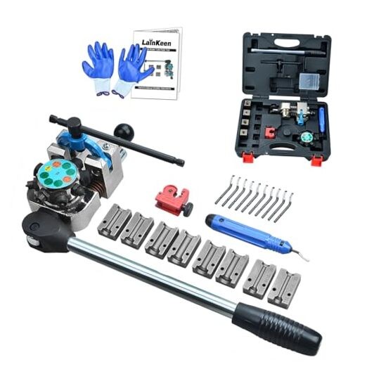  Professional Brake Tube Line Flaring Tool Set, Single, Bubble, 45 Degree