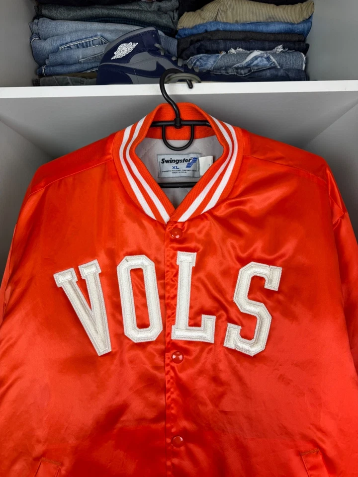 Vintage Swingster VOLS Made in USA Bomber Jacket Size XL - Image 2 of 4