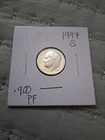 1997 S 90% Silver Roosevelt Dime Deep Cameo Gem Proof