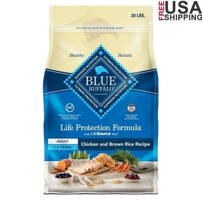 Natural Chicken Brown Rice Dog Food Life Protection Formula Immune Support 30lb