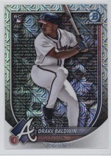 2025 Bowman Chrome Mega Box Mojo Refractor Drake Baldwin #75 2l8