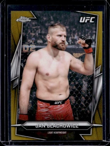 2026 Topps Chrome UFC Jan Blachowicz Gold Refractor #/50