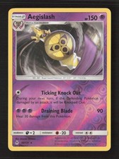 Aegislash Rare Reverse Holo SM - Forbidden Light 49/131 LP Pokémon TCG