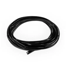 32FT Car Door Edge Protectors - U Shape Chrome Rubber Seal Protector Black-10M