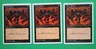 Magic the Gathering MTG Fifth (5th) Edition DARK RITUAL  X 3 (1 LP/EX & 2 MP)!