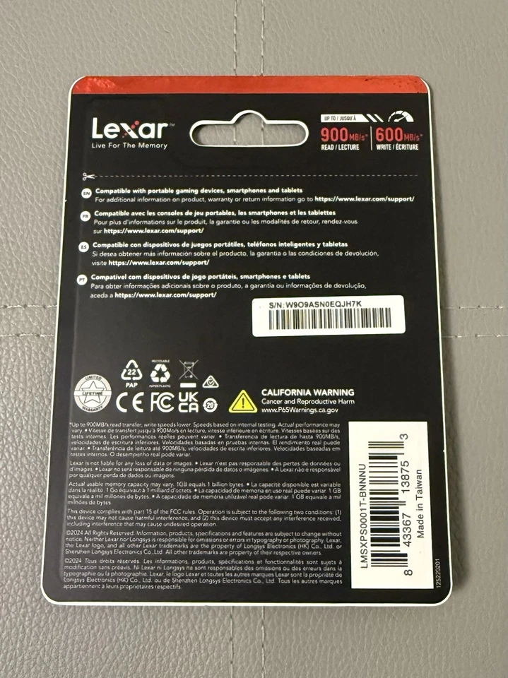 Lexar 1TB Play PRO microSD Express Card NEW & Dispatched Same Day - Image 2 of 4