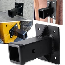 Bolt-On Trailer Hitch Receiver Tube 2" Hitch Wall Mounted Tongue Lawn Tractor US