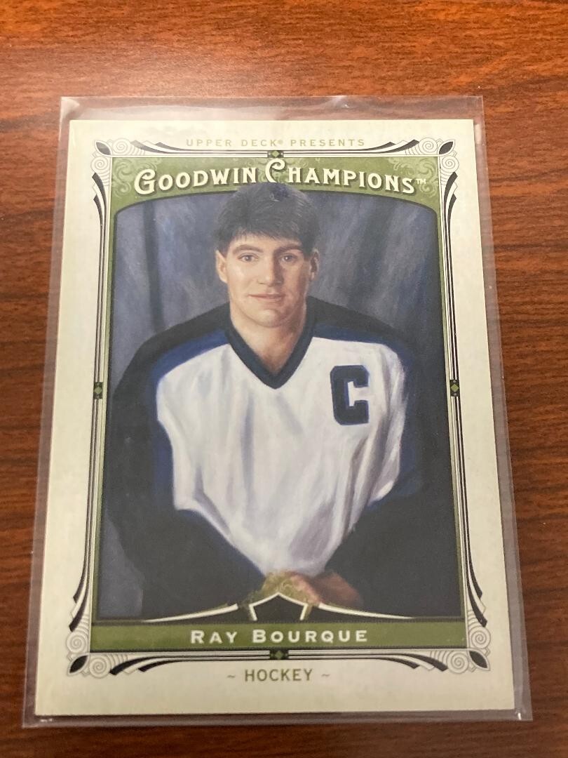 RAY BOURQUE 2013 UPPER DECK GOODWIN CHAMPIONS CARD #32