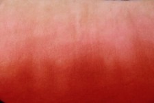 Chili Pepper horizontal 18" Dip Dye HAND DYED HOOKING WOOL red over 1/8 yard