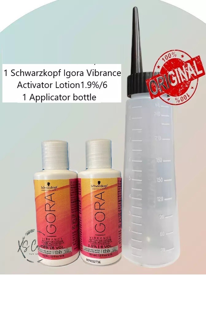 Лосьон-активатор Schwarzkopf Igora Vibrance, 1,9%/6 флаконов и аппликатор