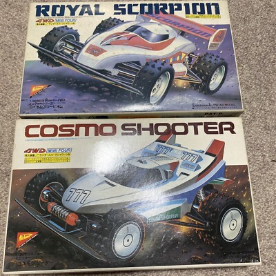 Nichimo 1/32 Mini 4WD  COSMO SHOOTER + ROYAL SCORPION  == NIB