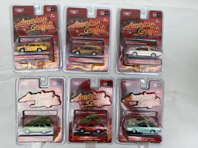 6x MotorMax American Graffiti 1978 Ford Thunderbird, Chevy