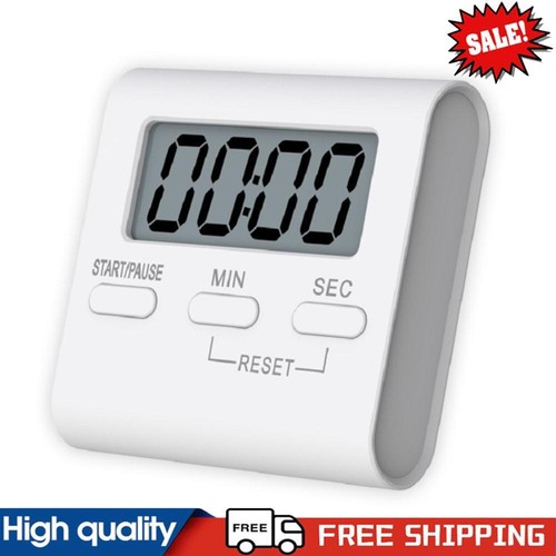 Kitchen Countdown Clock Easy Hang ABS Large Digital Timer Sleep Stopwatch Clock