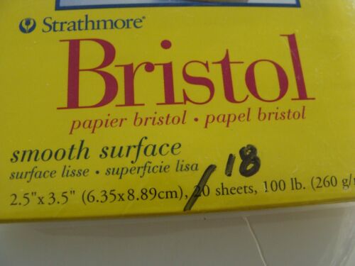 Strathmore Artist Trading Cards Vellum Bristol Paper, 2.5x3.5", 18 Wt Cards - Picture 6 of 6