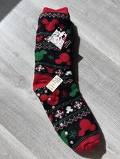 Disney Christmas Womens Size 4-10 Socks New