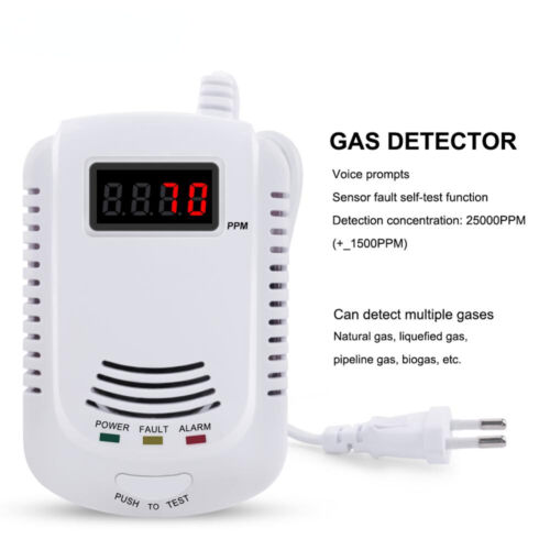 Rilevatore Gas Combustibile Portatile GPL GNL Carbone Gas Naturale Sensore Allarme Perdite Nuovo - Foto 1 di 5