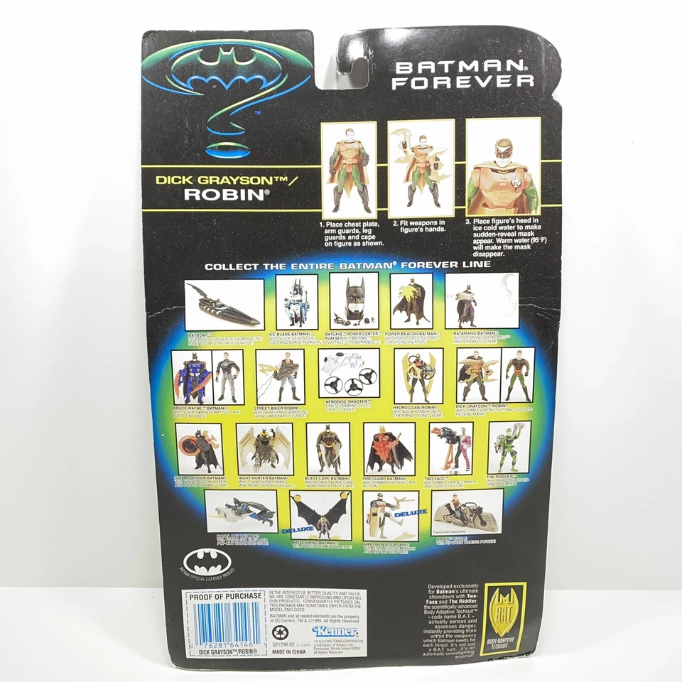 Figura de acción Kenner Batman Forever Transforming Dick Grayson Foto 2 de 4