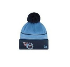 New Era Tennessee Titans Thanksgiving Cuff Knit Beanie Hat Cap - Blue