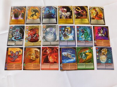 Lot of 18 Collector Trading Cards Bakugan Battle Brawlers Sega