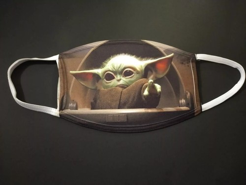 Baby Yoda Face Mask Stylish and Comfortable Protection - Picture 2 of 3