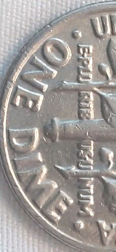 1983 p Roosevelt Dime ( RARE !!! ) - 第 14/23 張圖片