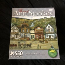 Mining Town of Murray 550 Piece Jigsaw Puzzle Art of Ann Stookey by Karmin