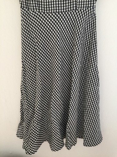SOLID & STRIPED Women’s NWT Sz XS Multicolor Gingham Cutout Short Sleeves Dress - Picture 10 of 15