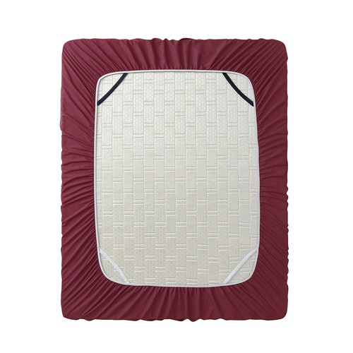 18"-21" Extra Deep Pocket Fitted Sheet by Nymbus Elastic Corner Straps Bed Sheet - 第 98/211 張圖片