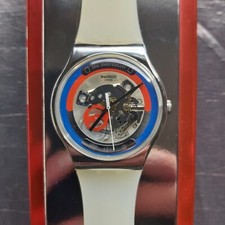 Image of Swatch Watch SUOZ195 This Is My World Red. 2015. New And Unworn. New Battery.