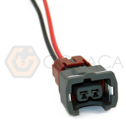 繋ぐ Ⅱ 2 4x Connector 2-way 2 pin Gray for Fuel Injector Nissan infiniti