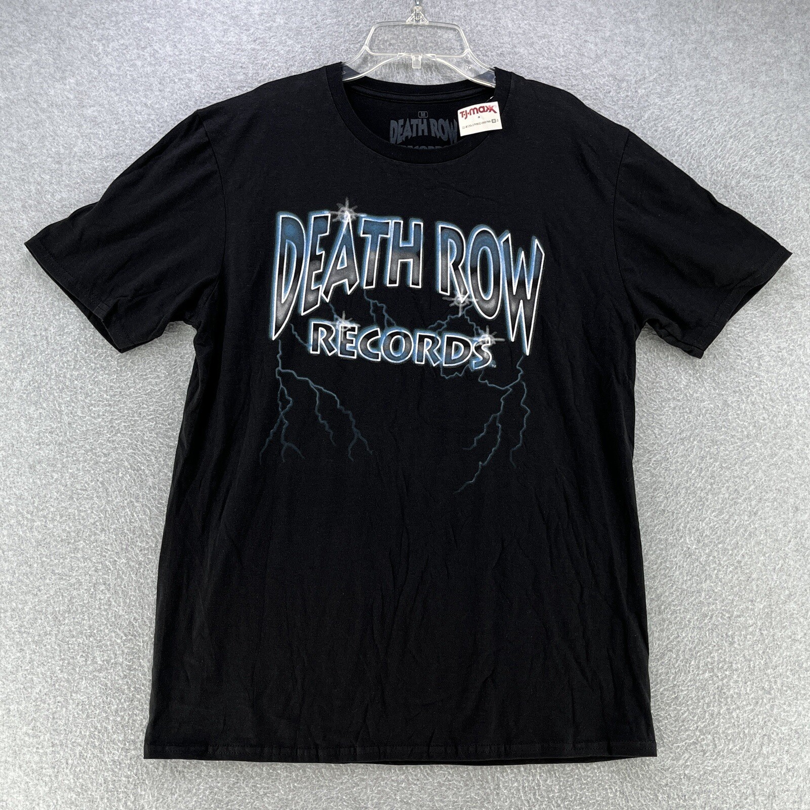 FILA T shirt da uomo nuova con etichette Death Row Records media M grafica cotone manica corta casual