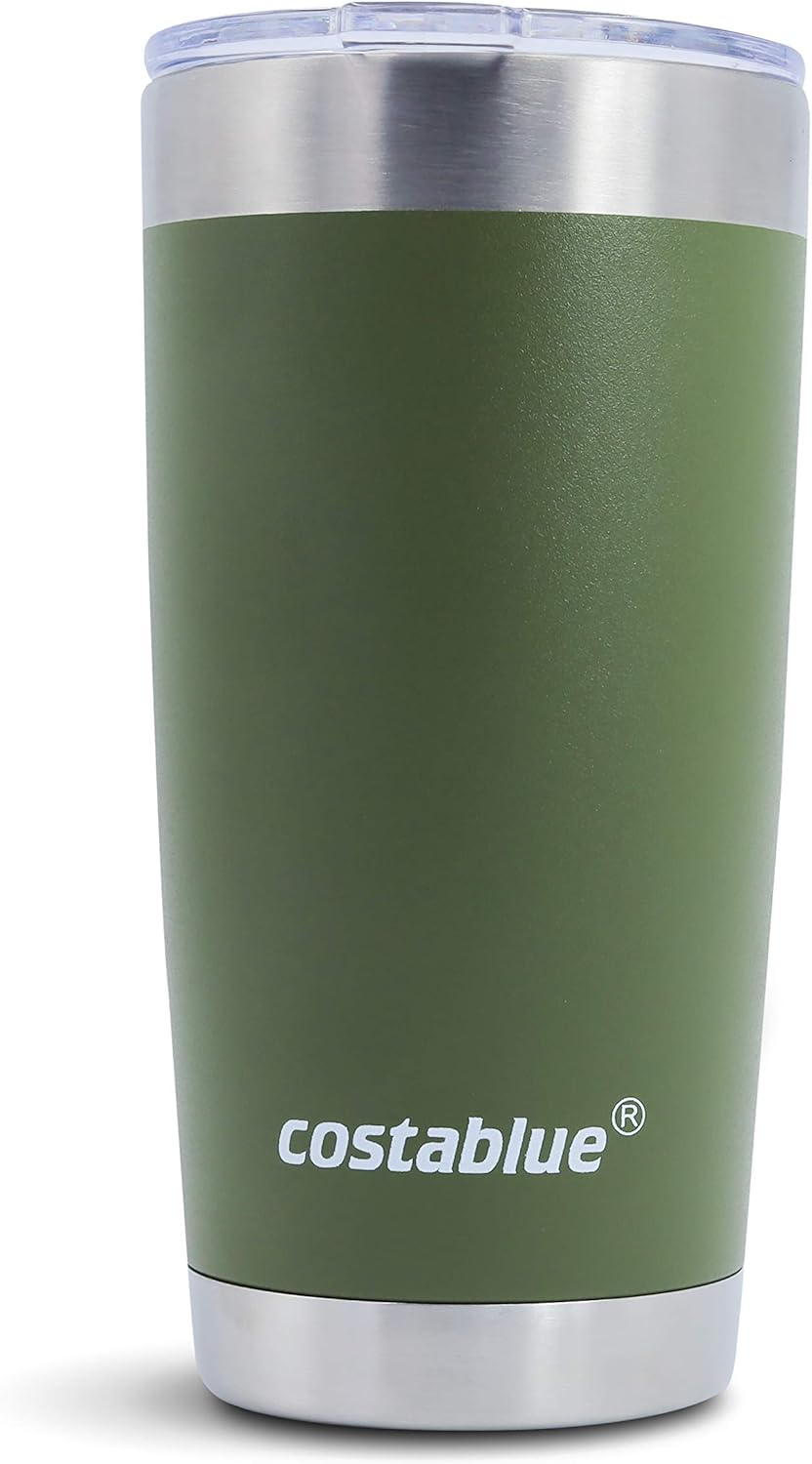 Travel Coffee Mug - 20 Oz. Stainless Steel Insulated Coffee Mug, Leak Proof Tumb