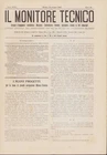 IL MONITORE TECNICO 15/1912 Navigazione Milano-Venezia, Acquedotto Rovigo