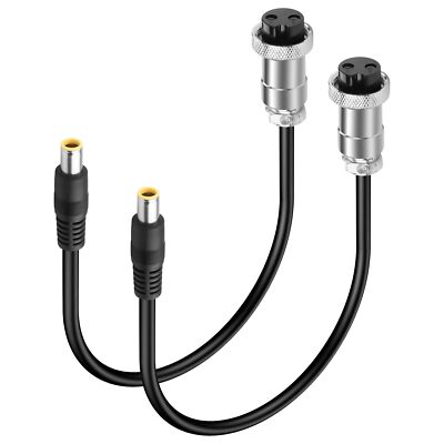 GX20 Aviation Plug to DC7909 Power Cable 16AWG GX-20 Two Pin Aviation Female ...